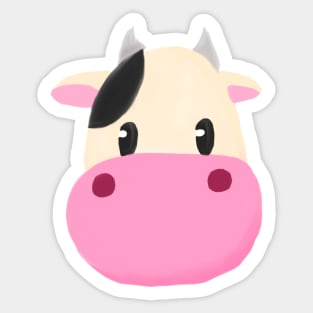 Cute Cow HM Sticker